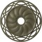 Ekena Millwork Loera Ceiling Medallion (Fits Canopies up to 6 1/4"), 26 5/8"OD x 4 1/2"ID x 1 3/8"P, Spartan Stone CM26LOSSF - alternate 1